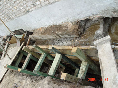 Betonfundamterneuerung
