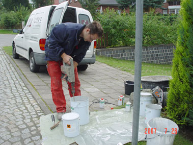 Kunstharzbeschichtung