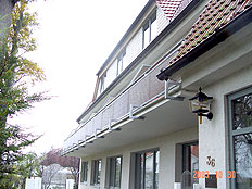 sanierte Balkonanlage